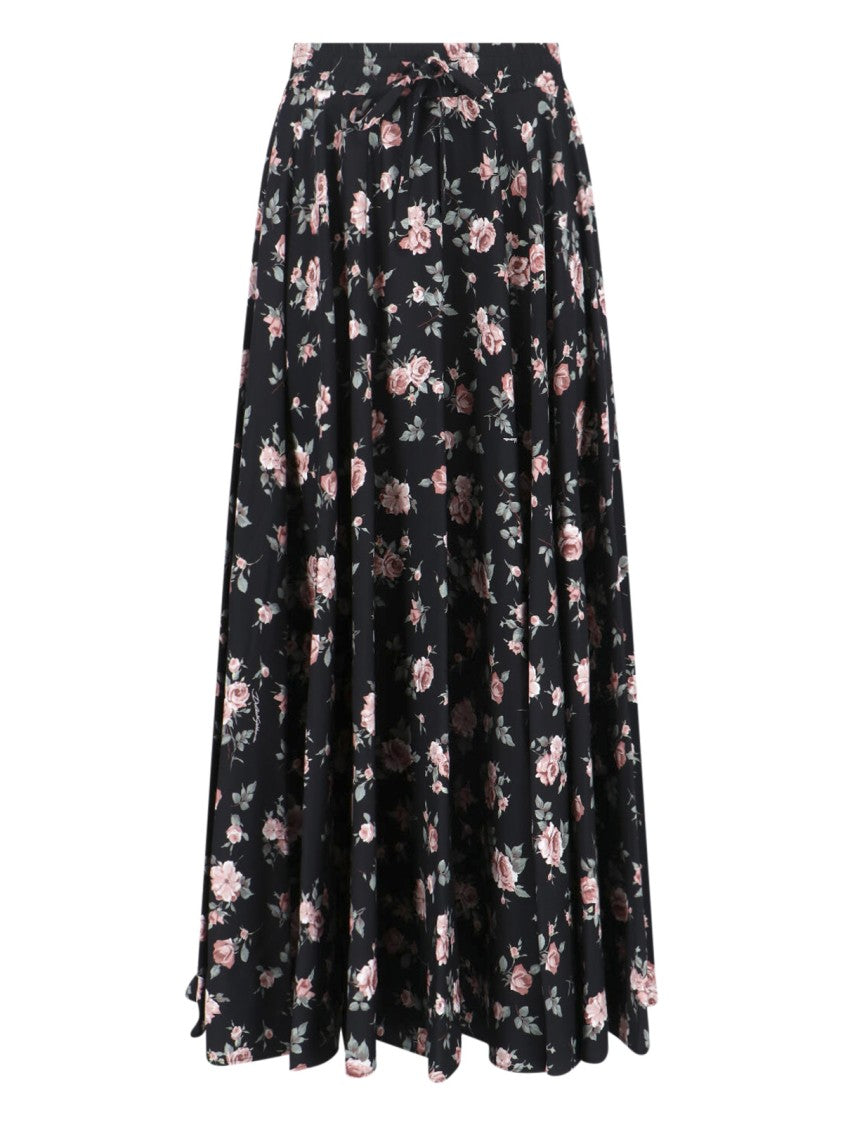 Dolce & Gabbana Tailored Black Skirt With Subtle Sheen