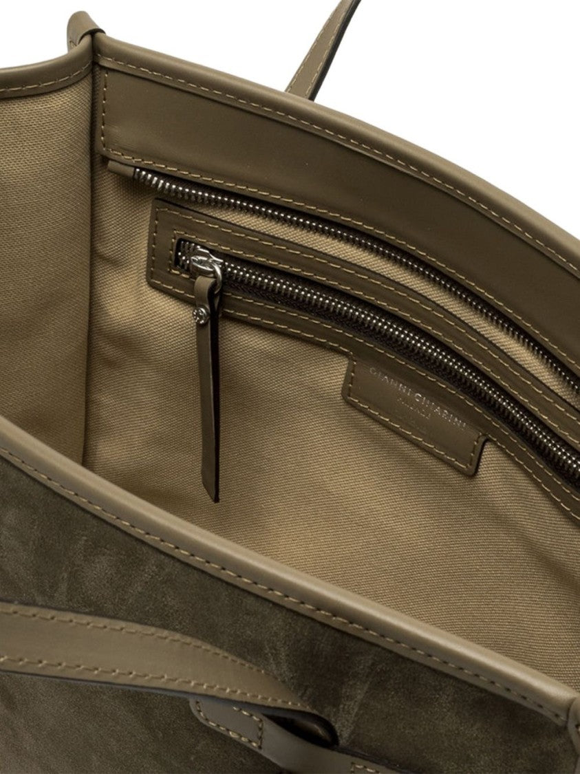 Gianni Chiarini Structured Shopper Bag With Buckle Strap Detail