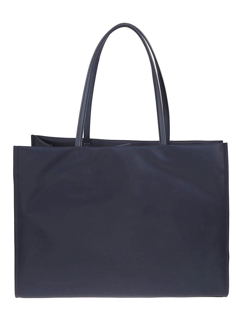 Tory Burch Rectangular Nylon Tote Bag With Embossed Logo