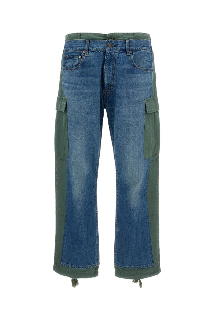Junya Watanabe Hybrid Denim And Cargo Pants