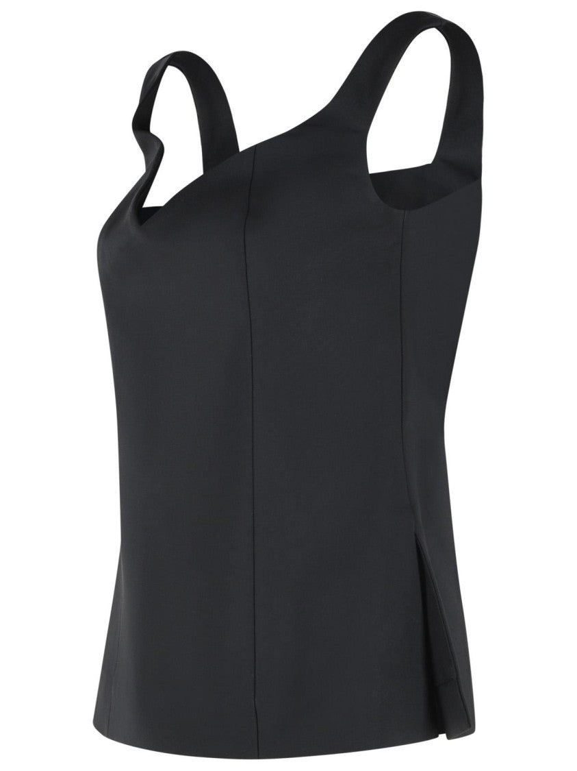 Róhe Black Viscose Top