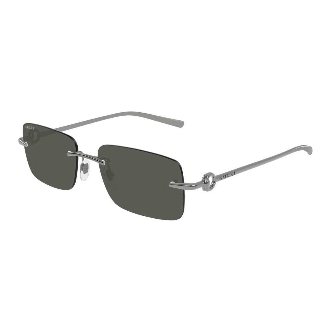 Gucci Gg1703s Rimless Rectangular Sunglasses