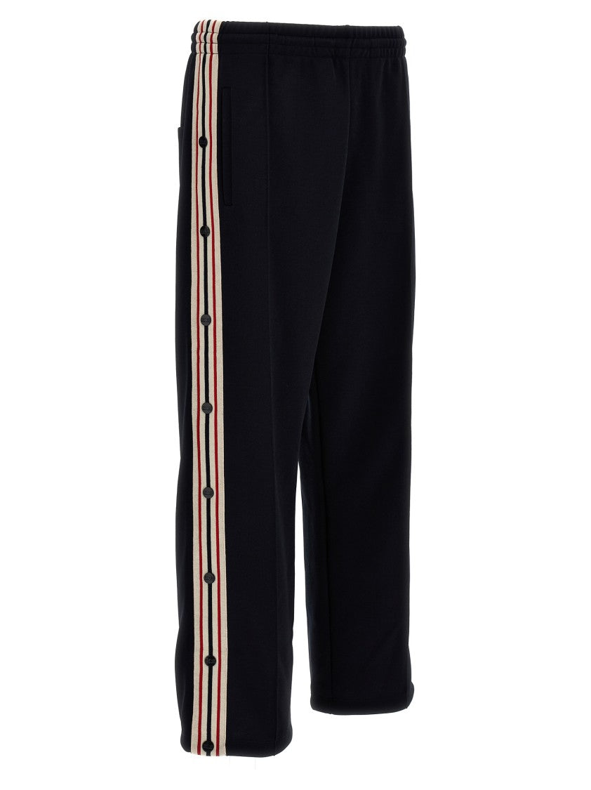 Golden Goose Wide Leg Joggers With Contrast Side Bands