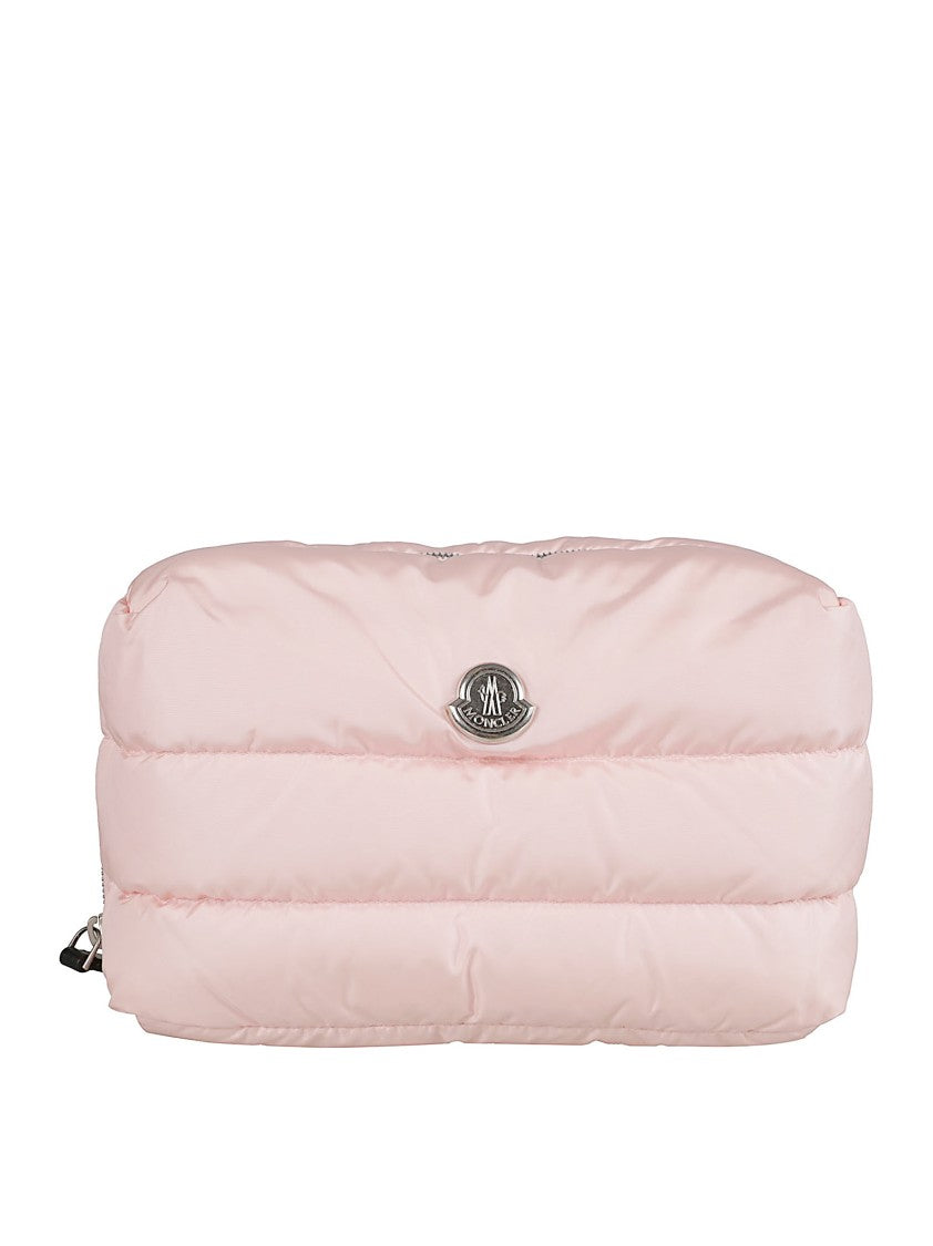 Moncler Quilted Nylon Pouch With Zip Closure