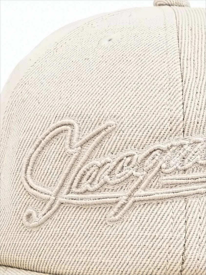 Jacquemus Textured Fabric Cap With Embroidered Logo
