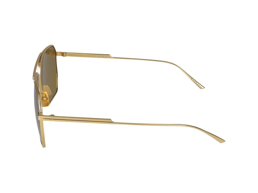 Bottega Veneta Sunglasses Bottega Veneta Bv1012s 008 Gold Gold Brown 60/13/145