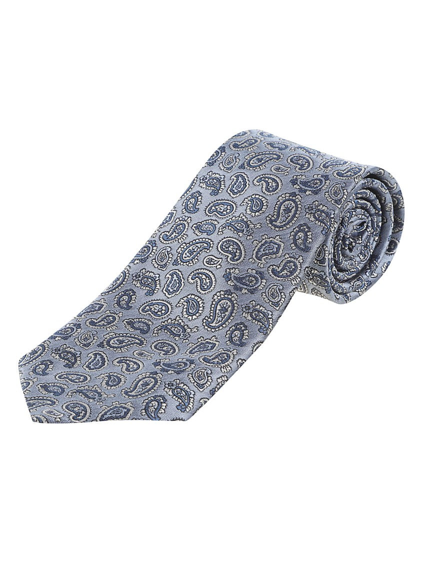 Etro Micro Paisley Silk Tie