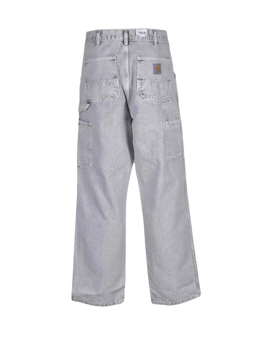 Carhartt Wip Relaxed Straight Fit Trousers With Sustainable Design