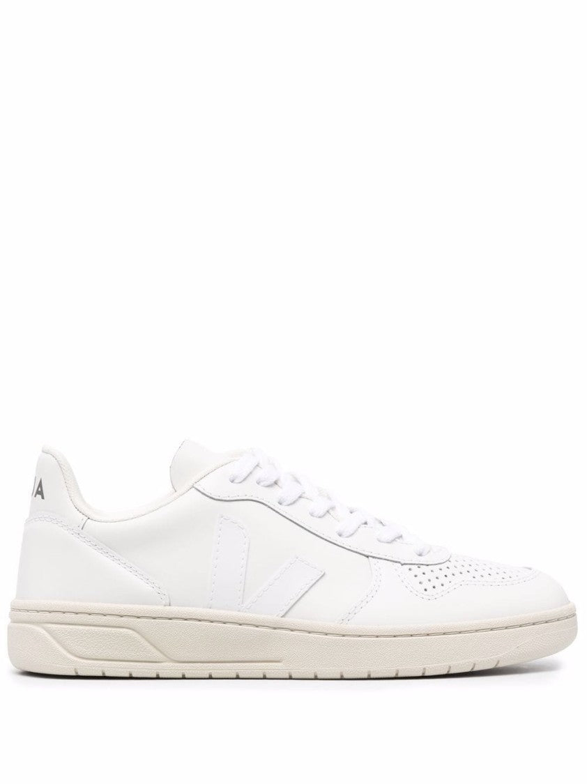 Veja White Leather Sneakers