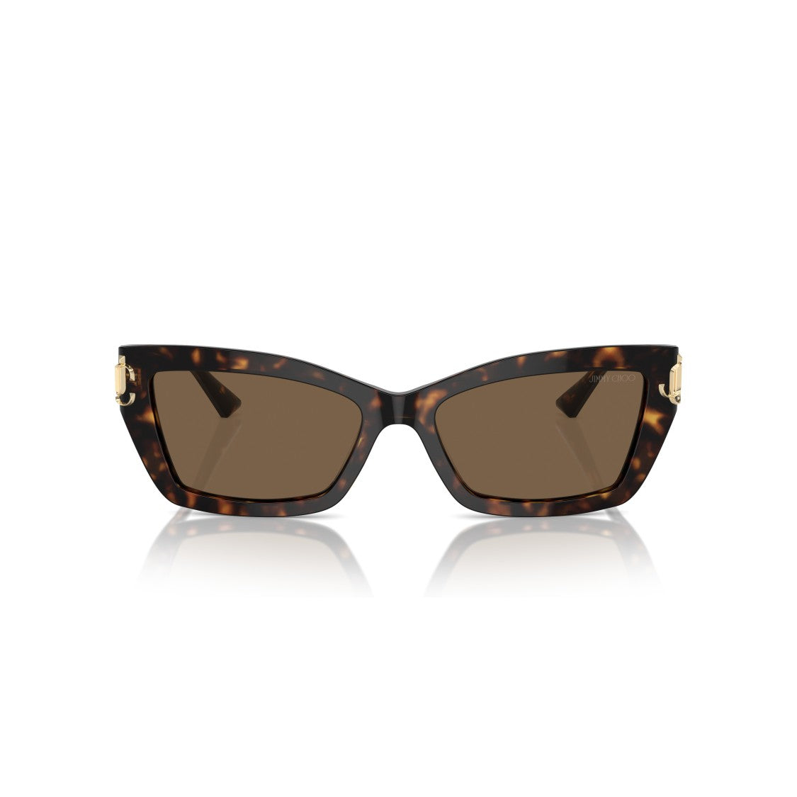 Jimmy Choo 0Jc5011u Rectangular Tortoiseshell Acetate Sunglasses