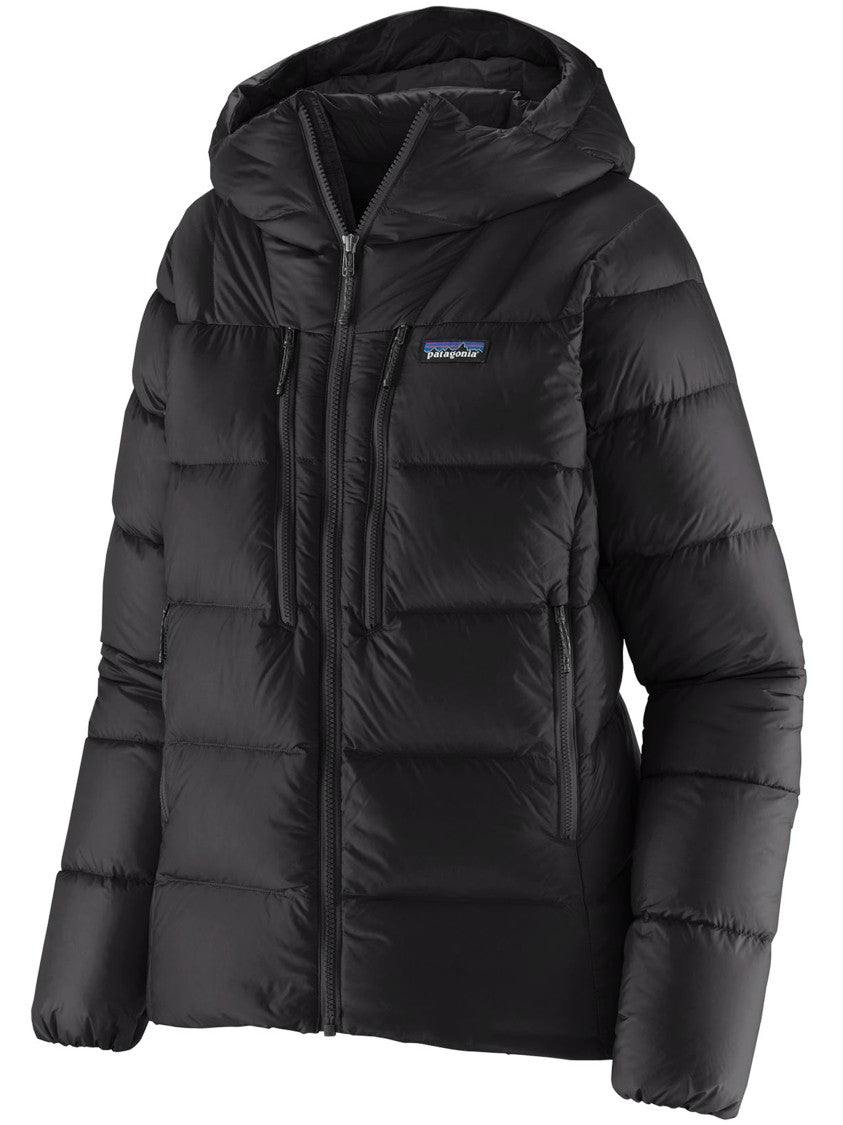 Patagonia Black Fitz Roy Down Hoody Polyester Jacket