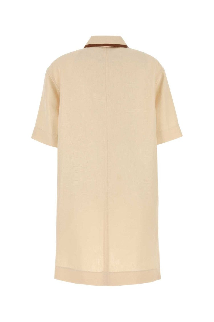 Gucci Sand Linen Mini Dress