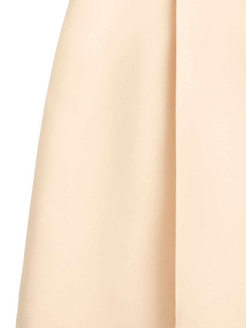 Valentino Crepe Couture Skirt With Bow Detail
