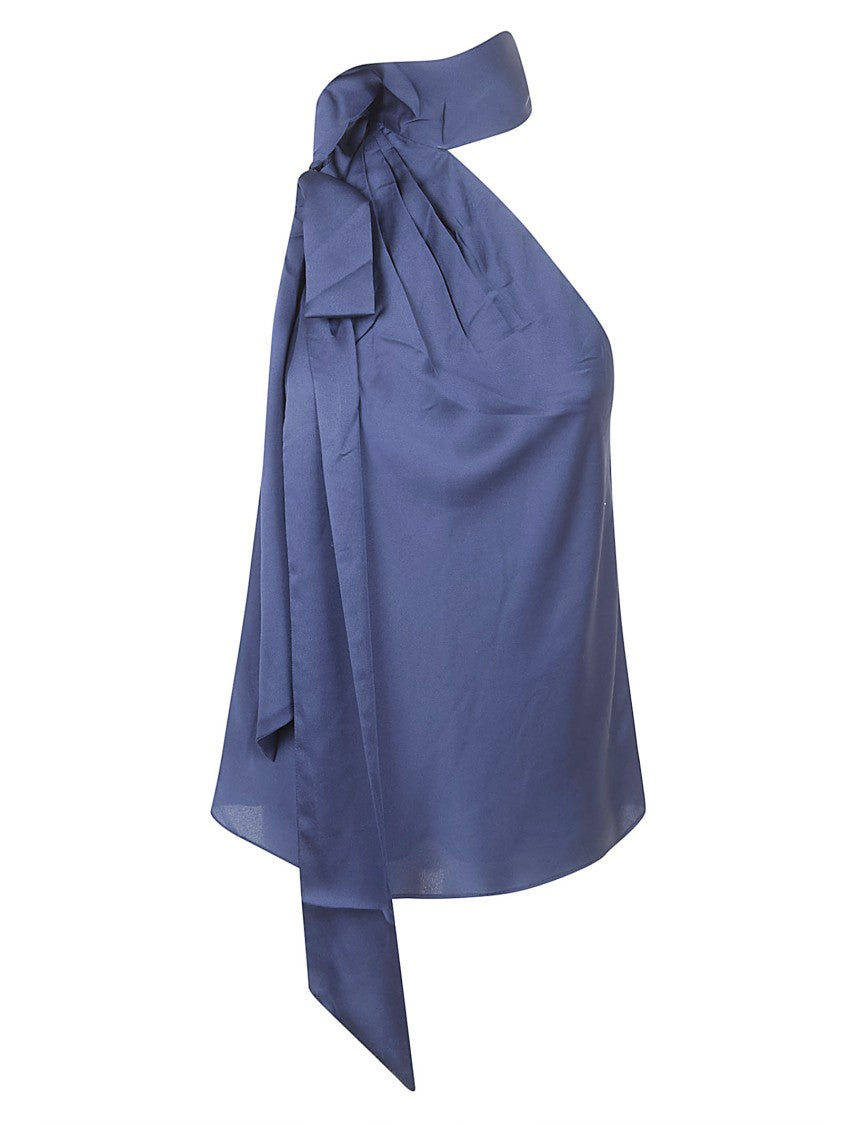 Lauren Ralph Lauren Navy Sleeveless Top