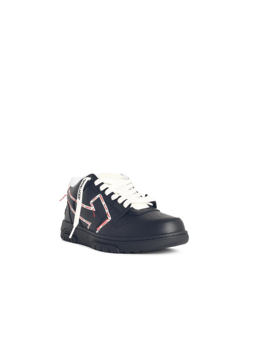 Off-White Black 'Ooo Printed&Stitched Arrow' Sneakers