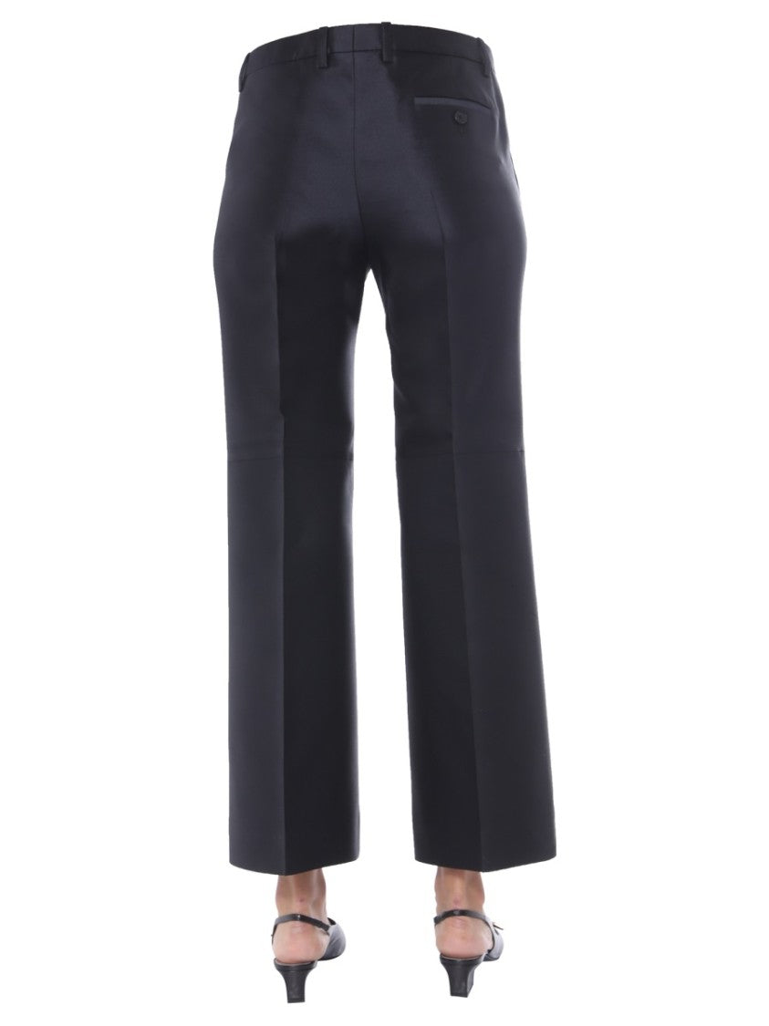 Givenchy Tailored Wide-Leg Pants With Front Zipper