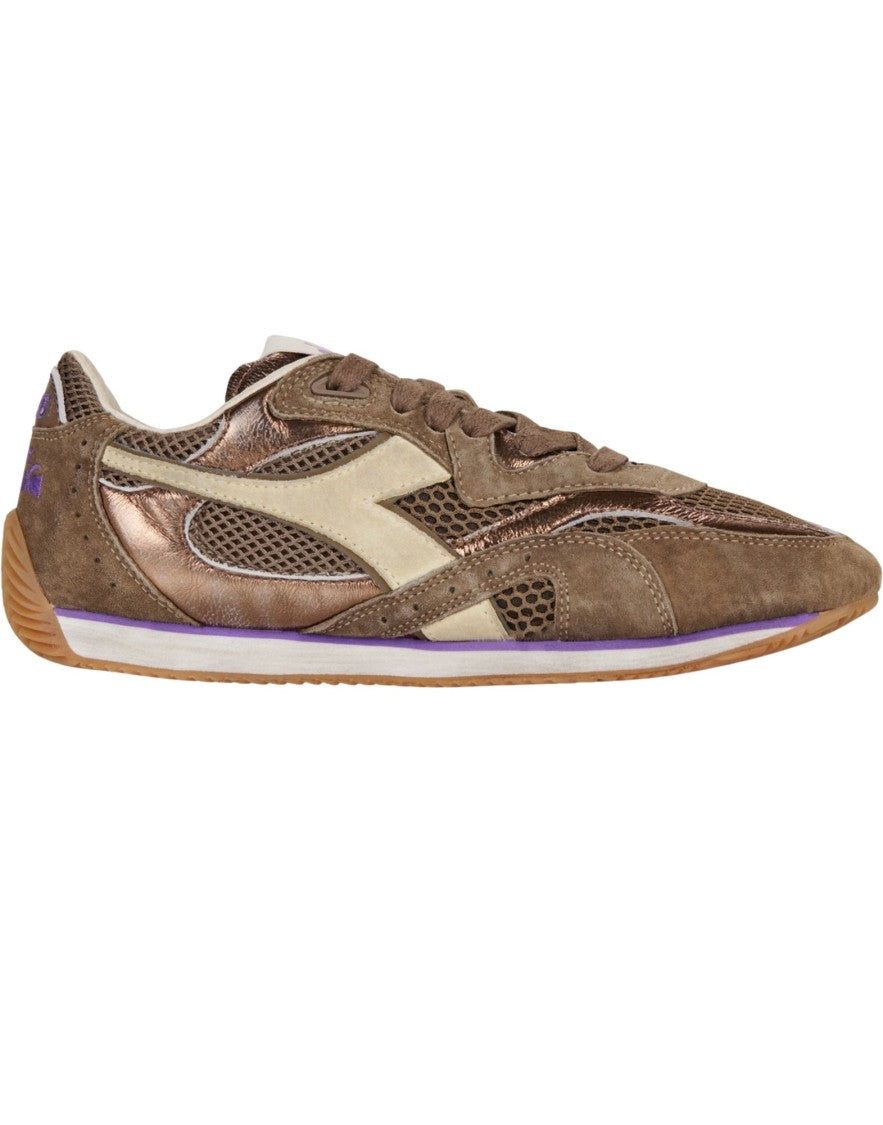 Diadora Heritage Equipe Revenge Mesh Sw Wn Leather Mesh Low-Top Sneakers