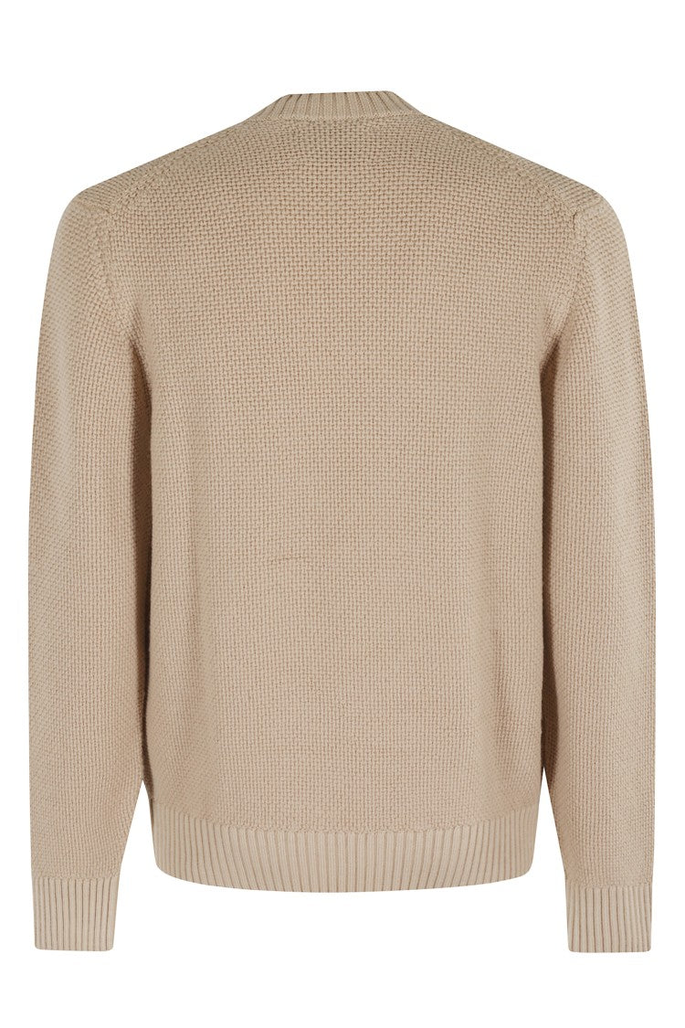 Circolo 1901 Soft Sand Textured Knit Sweater
