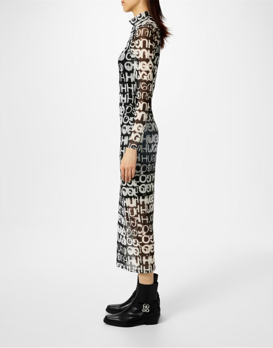 Hugo Boss Kody Stacked-Logo Ankle Boots