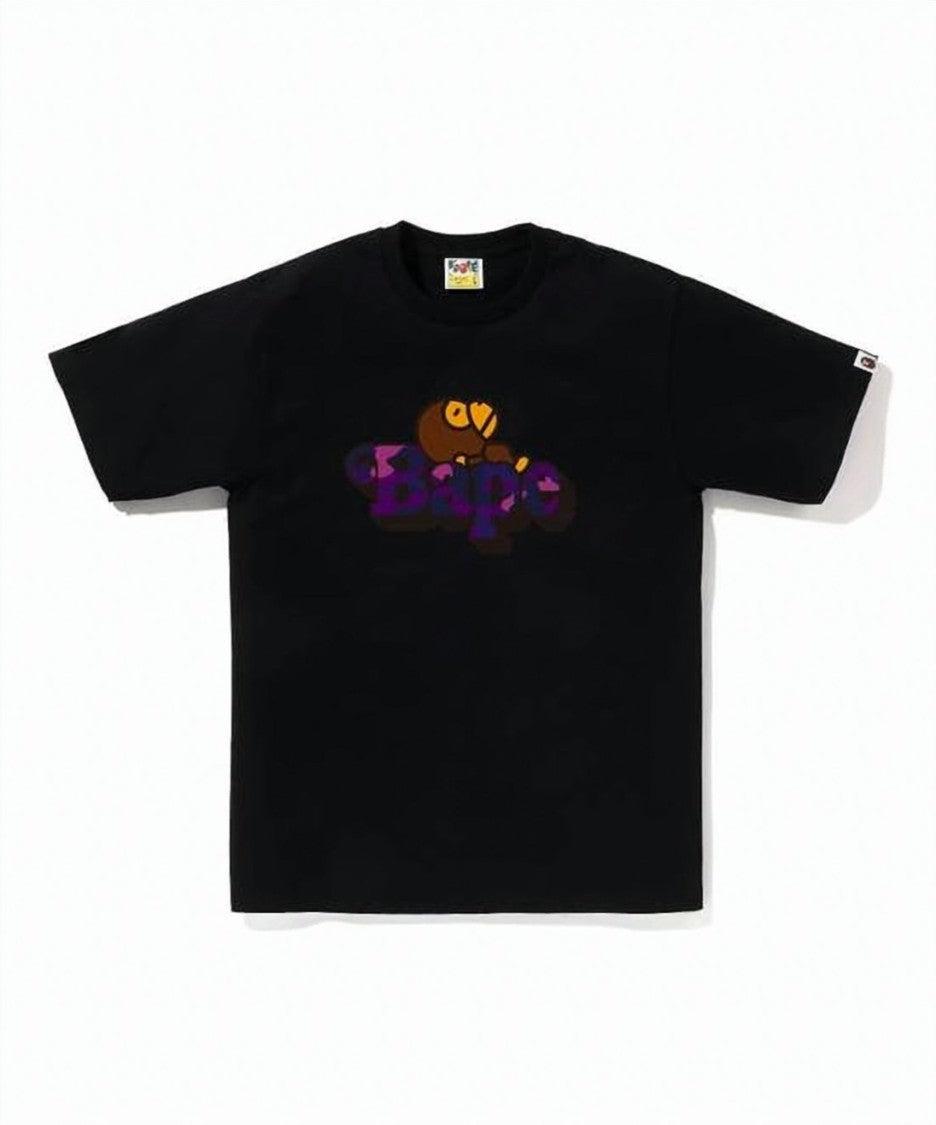 Bape Relaxed Fit Graphic Logo T-Shirt