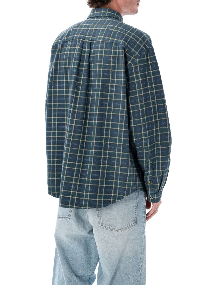 Erl Plaid Woven Overshirt