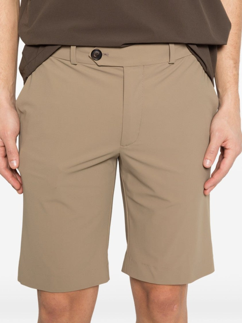 Rrd Beige Tailored Front Pocket Shorts