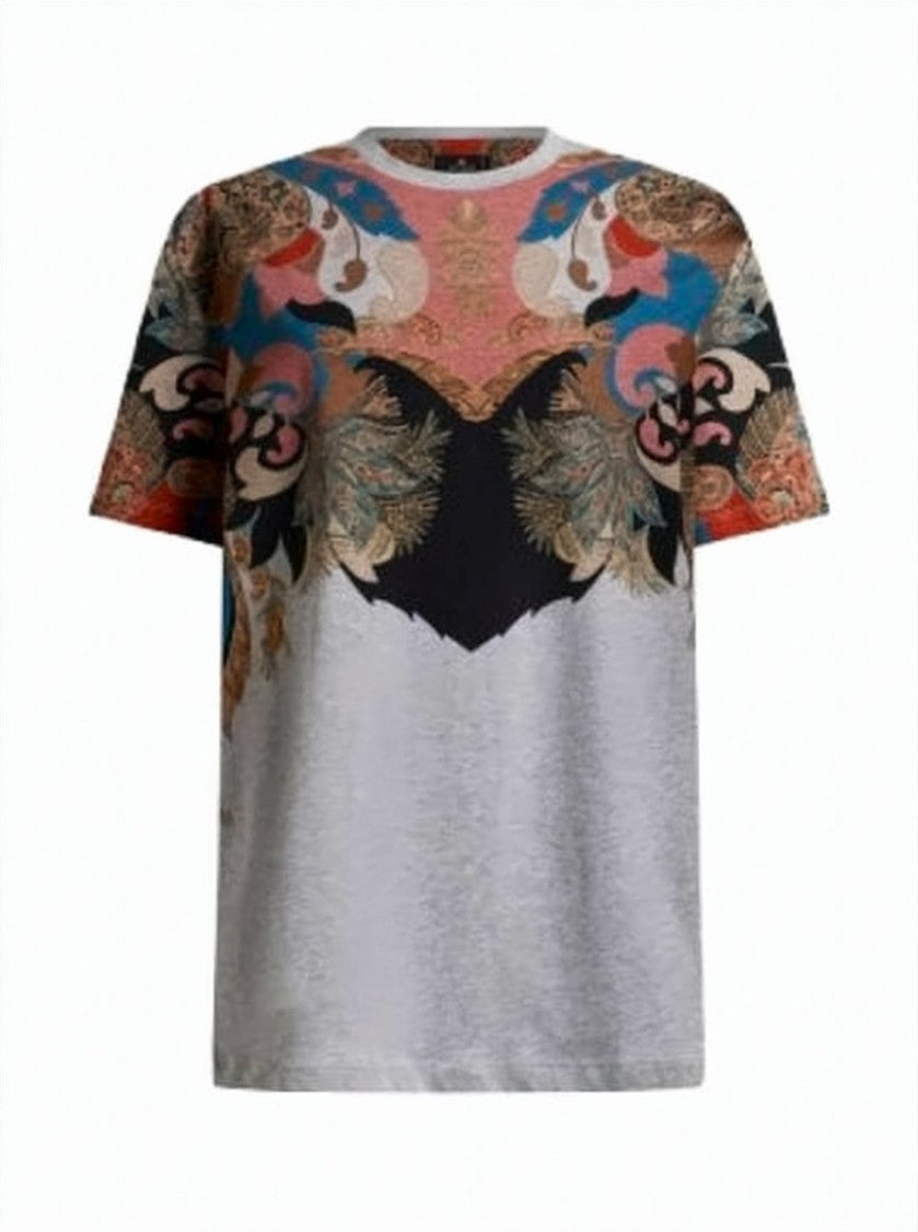 Etro Multicolor Paisley Print T-Shirt