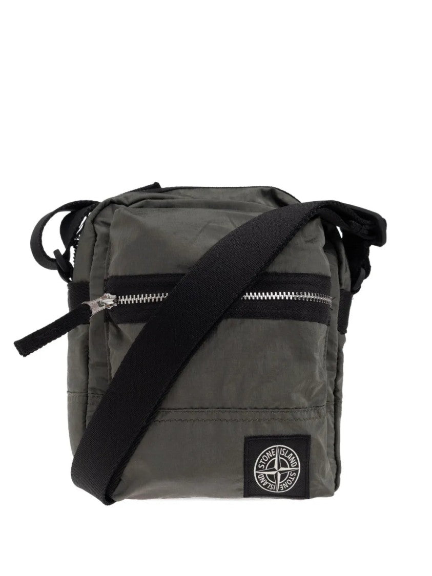 Stone Island Zip-Fastening Messenger Bag