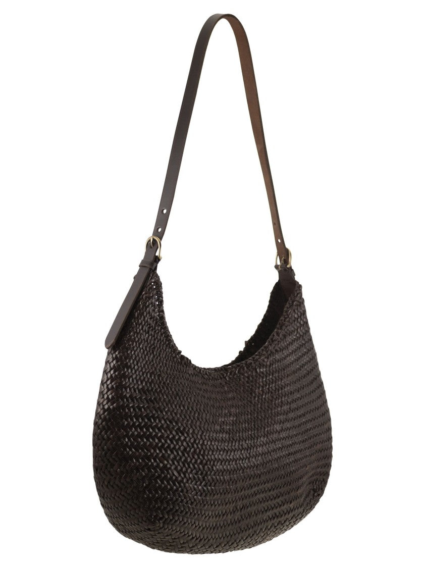 Dragon Luna Piena - Woven Leather Bag