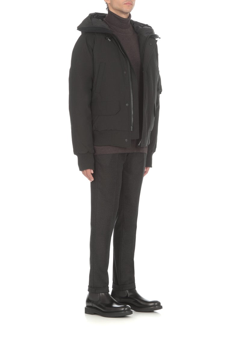 Canada Goose Black Tech Fabric Chilliwack Down Jacket