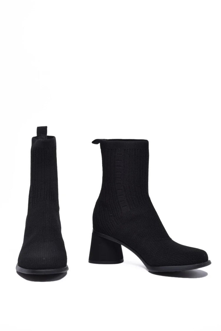 Camper Black Polyester Rubber Women's Ankle Boot