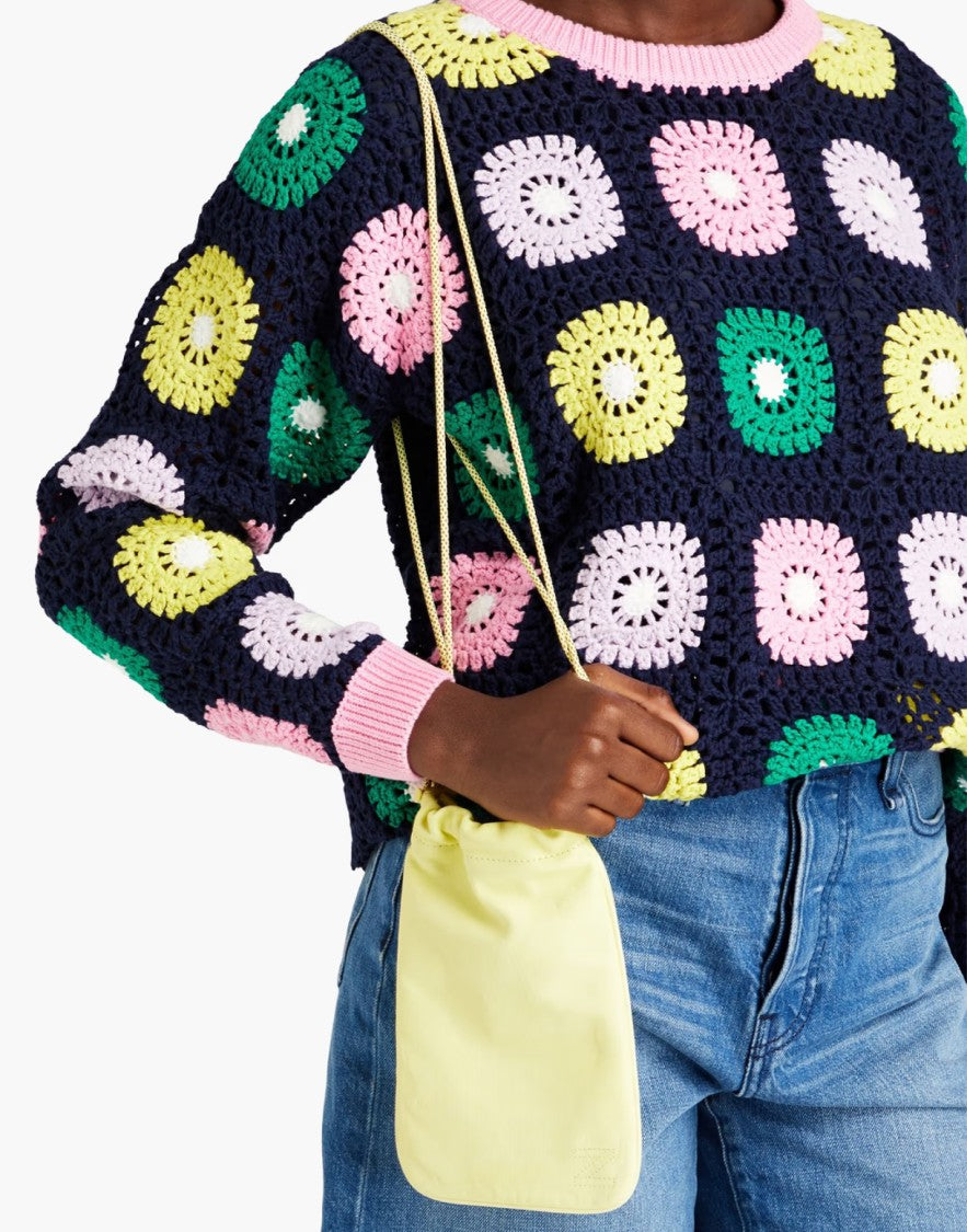 Zimmermann Logo Leather Pouch Crossbody Bag