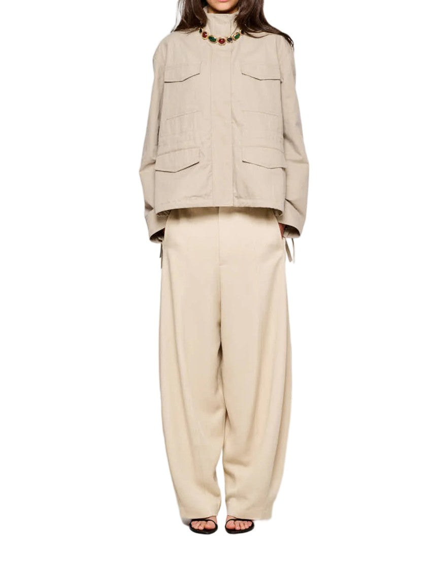 Oof Wear Beige Field Jacket Cotton Field Jacket