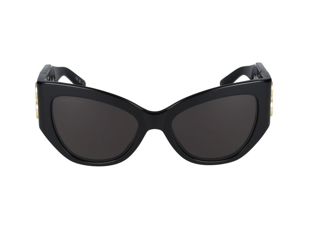 Balenciaga Black Bb0322s Acetate Cat-Eye Sunglasses