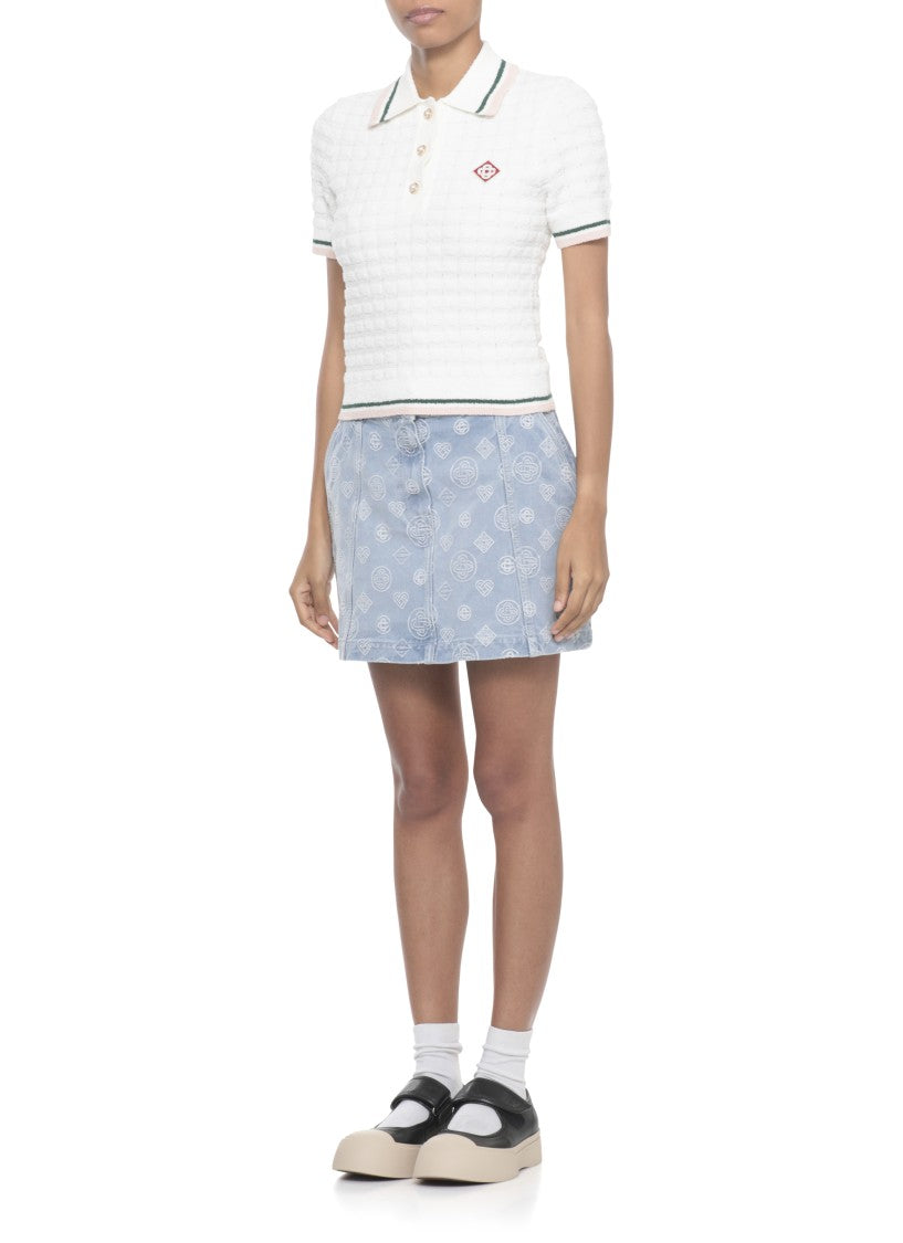 Casablanca Logoed Polo Shirt