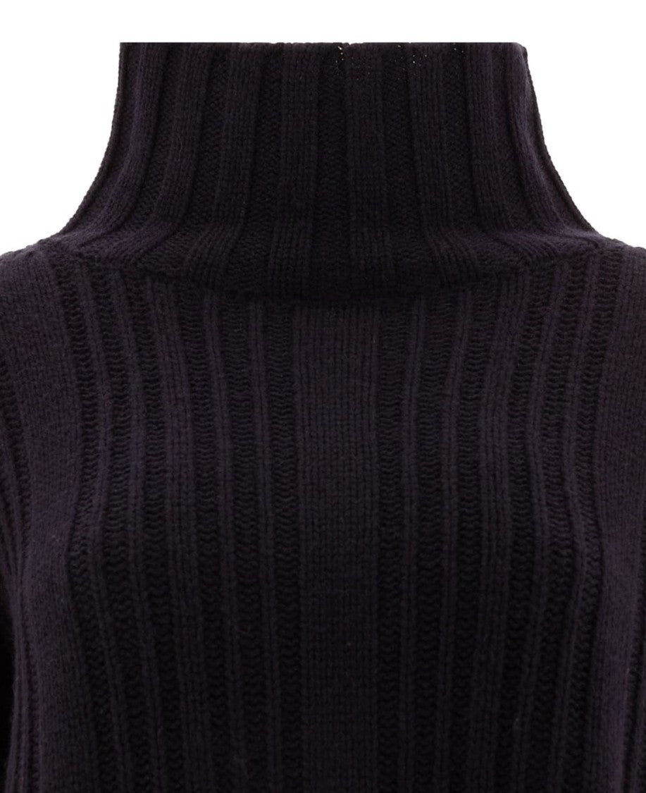 Max Mara Ribbed Knit Turtleneck Sweater