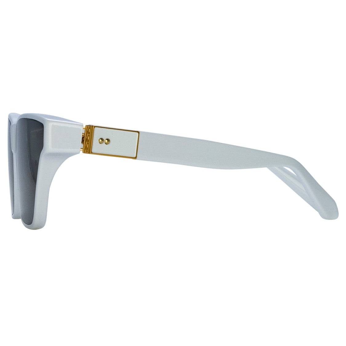 Linda Farrow Skyler Cateye Sunglasses In Wh
