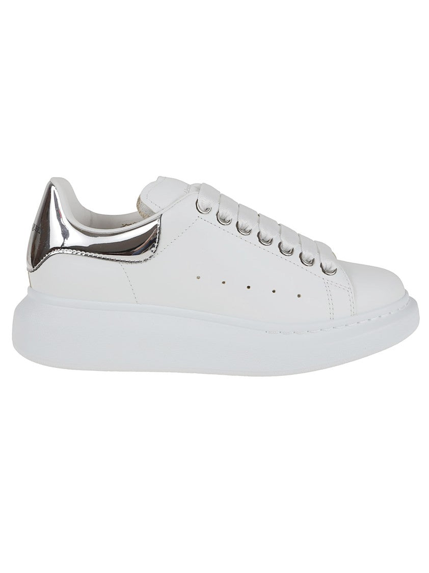 Alexander Mcqueen Chunky White Leather Sneakers