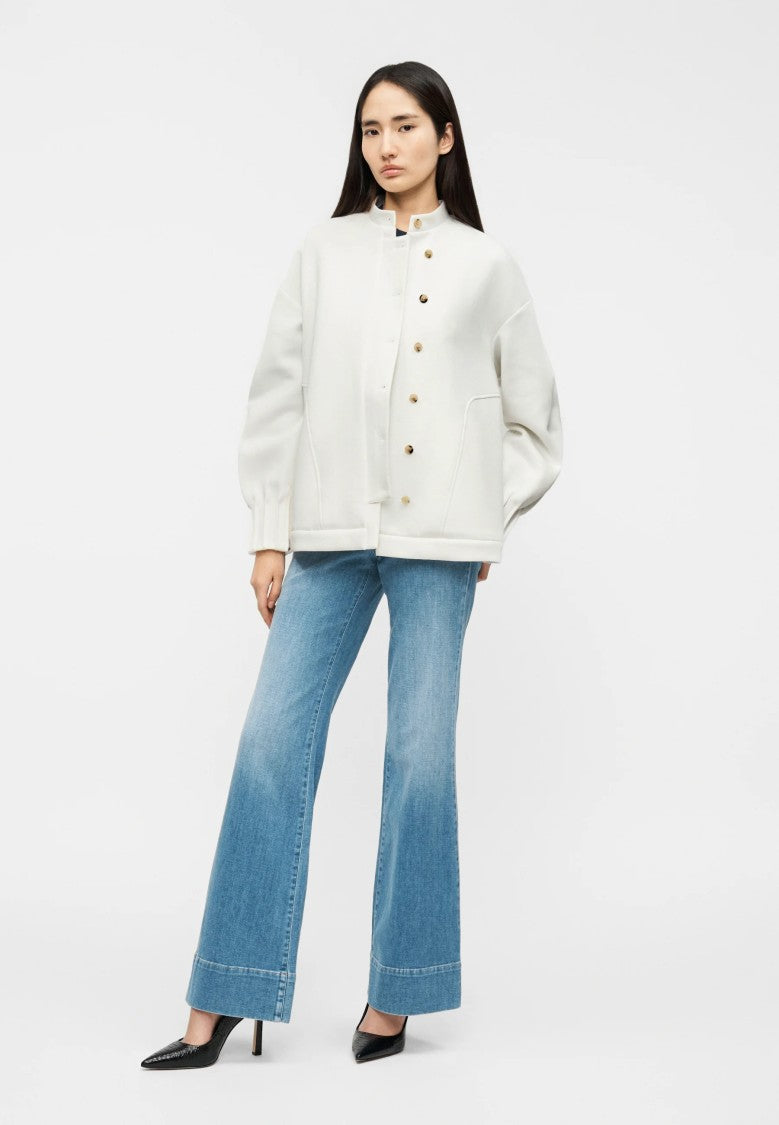 Max Mara White Cotton Blend Sweatshirt