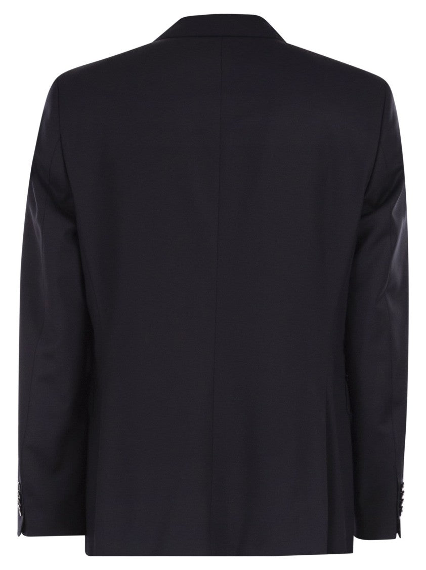 Boss Slim Fit Blazer In Virgin Wool Serge