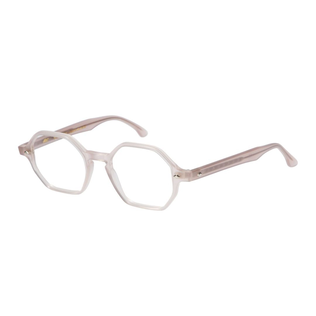 Kador Octagon Translucent Octagonal Sunglasses With Sleek Tapered Temples