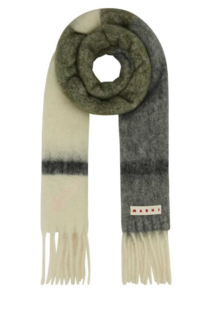 Marni Multicolor Mohair Blend Scarf