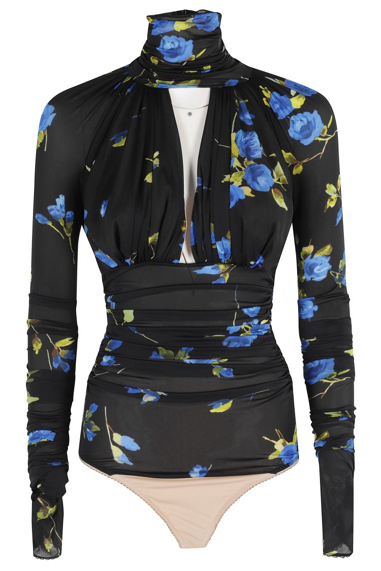 Blumarine Print Jersey Top