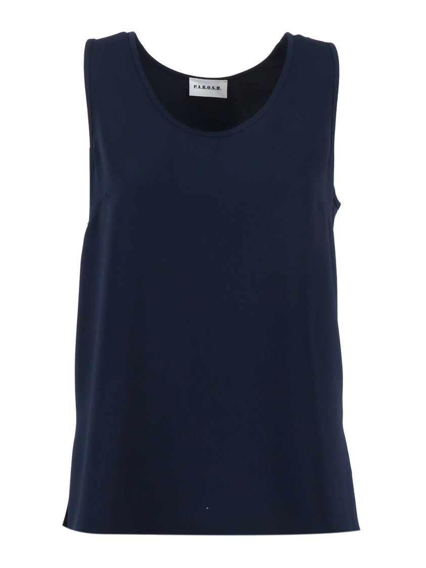 P.A.R.O.S.H. Blusa S Maniche Round Top
