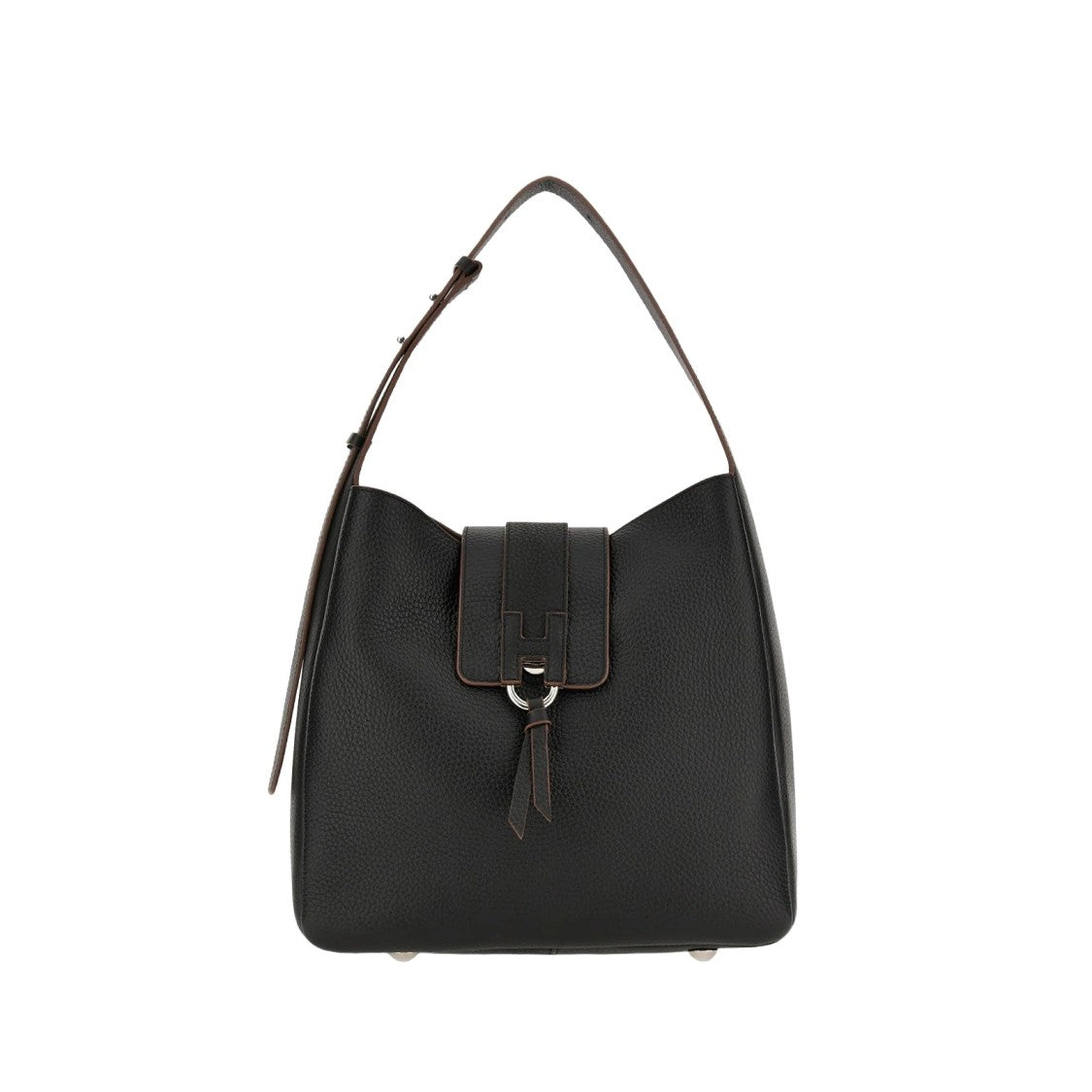 Hogan Black H01x Hobo Verticale Hobo Bag