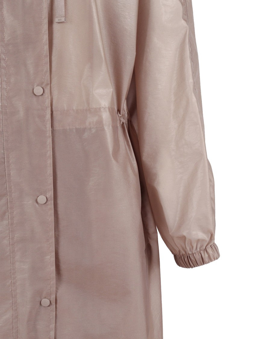 Duno Long Semi Sheer Trench Coat