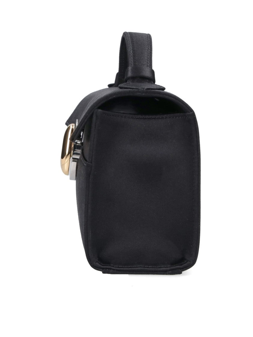 Savette Structured Black Handbag With Versatile Carrying Options