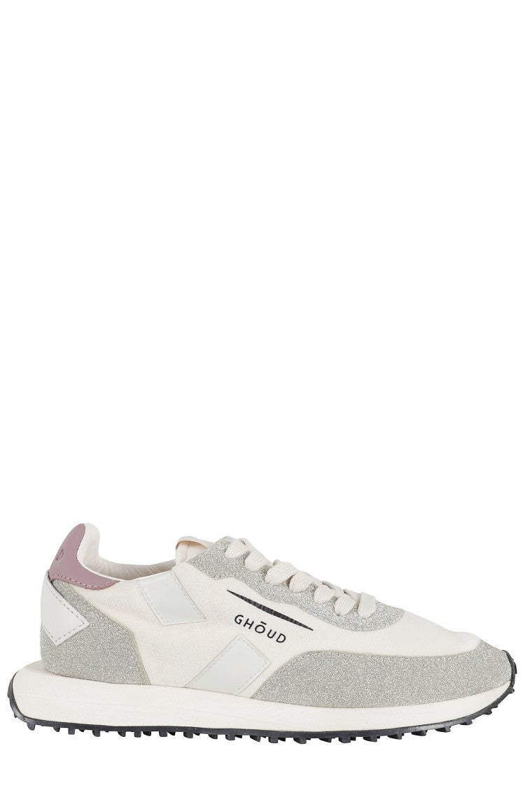 Ghoud Low-Top Sneakers With Velvet Glitter Accents
