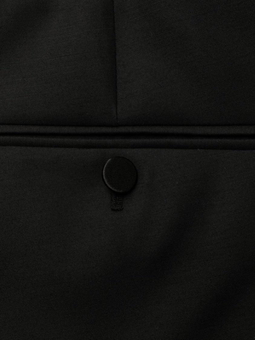 Dsquared2 Tailored Black Trousers With Classic Waistband And Subtle Pleats