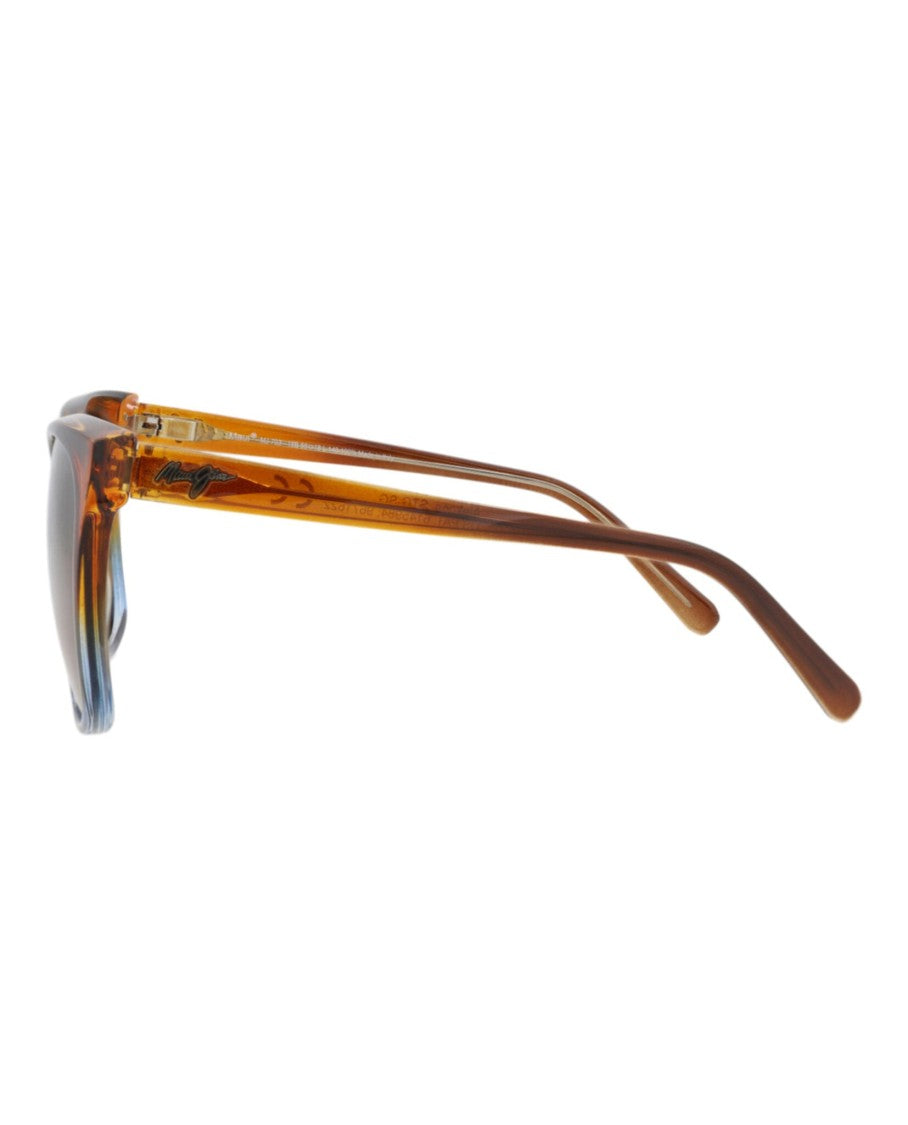 Maui Jim Square-Frame Injected Sunglasses